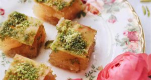 طرز تهیه باقلوا سیب و به خوشمزه و ترکیه ای با بادام و گردو