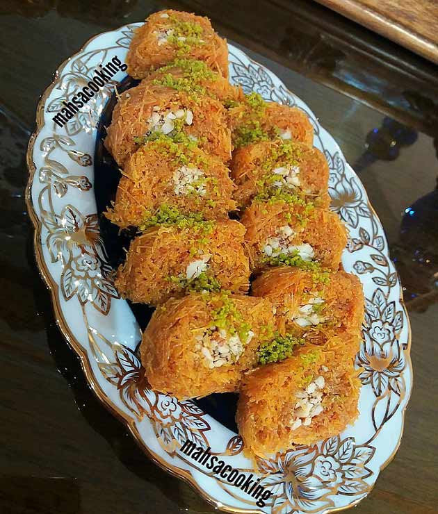 طرز تهیه باقلوا شعریه خوشمزه با شیر عسلی به روش ترکیه ای