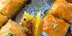 طرز تهیه باقلوا استانبولی با خمیر یوفکا به روش حرفه ای