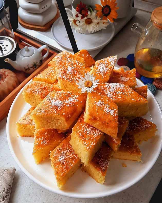 طرز تهیه کیک باقلوا شربتی خوشمزه و مجلسی به روش ترکیه ای