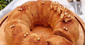 طرز تهیه کیک هل و دارچین و گردو خوشمزه و خانگی برای چایی