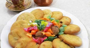طرز تهیه شیرینی کشمشی خانگی و خوشمزه با روغن جامد