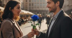 تعبیر خواب گل رز آبی و هدیه گرفتن + پیام عشق پنهان یا آرزوی دست‌ نیافتنی؟